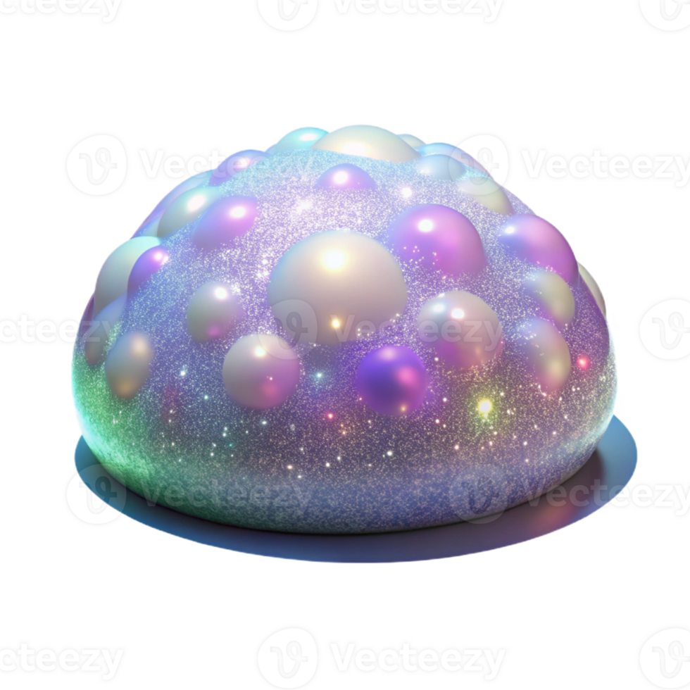 dramatic artistic A Field of Shimmering Iridescent Particle premium png