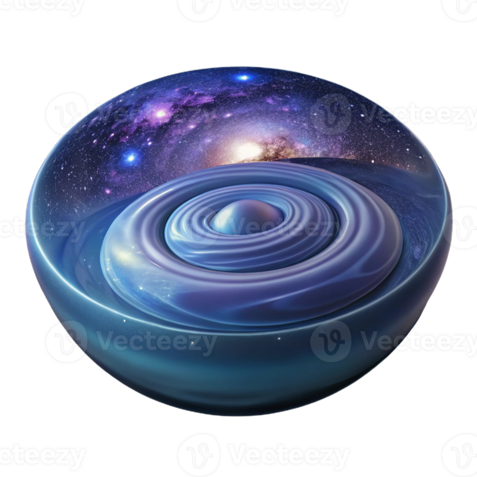 extraordinary abstract A Swirling Galaxy Reflected in a Still La high quality png
