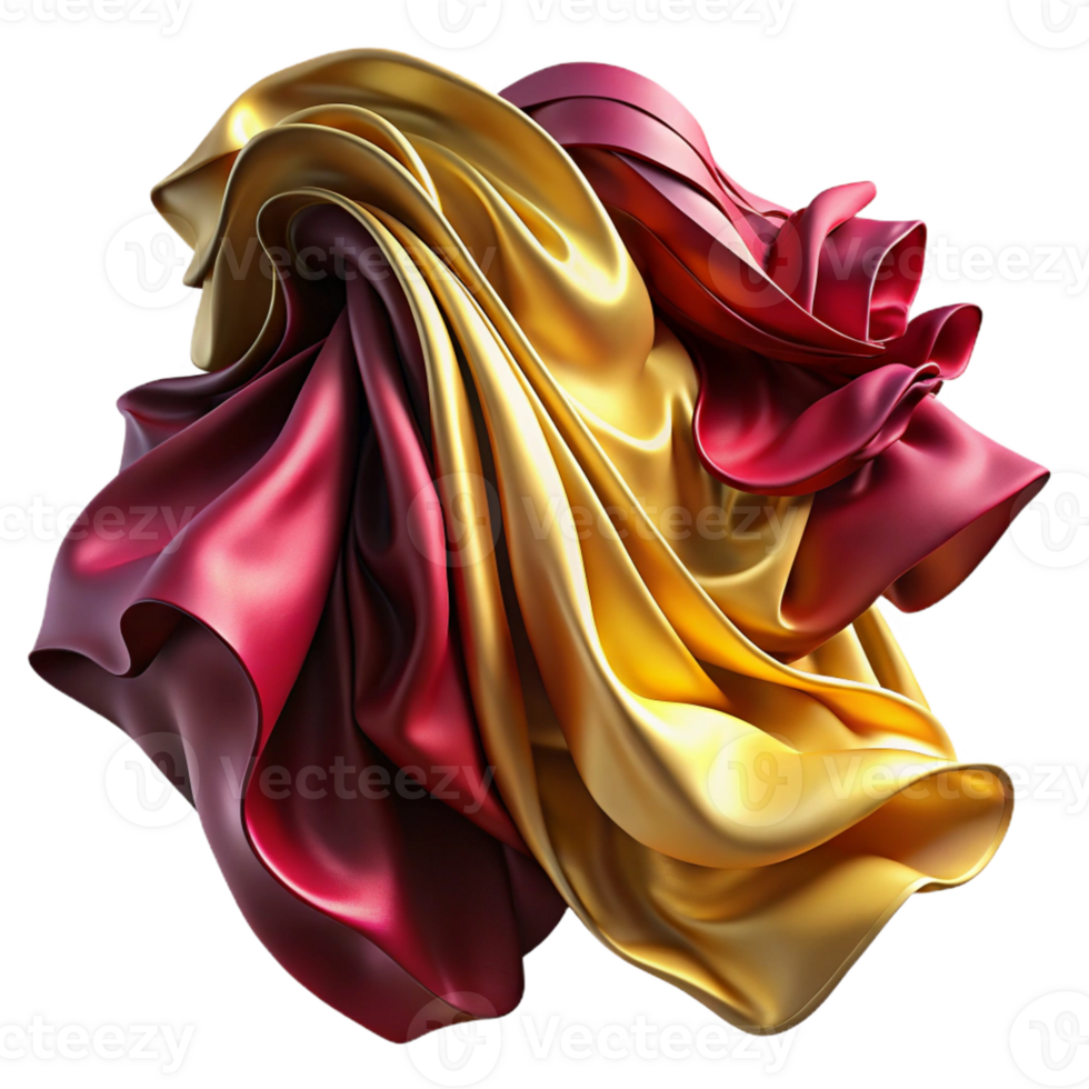 magnificent vintage A Cascade of Flowing Silk Like Fabrics png