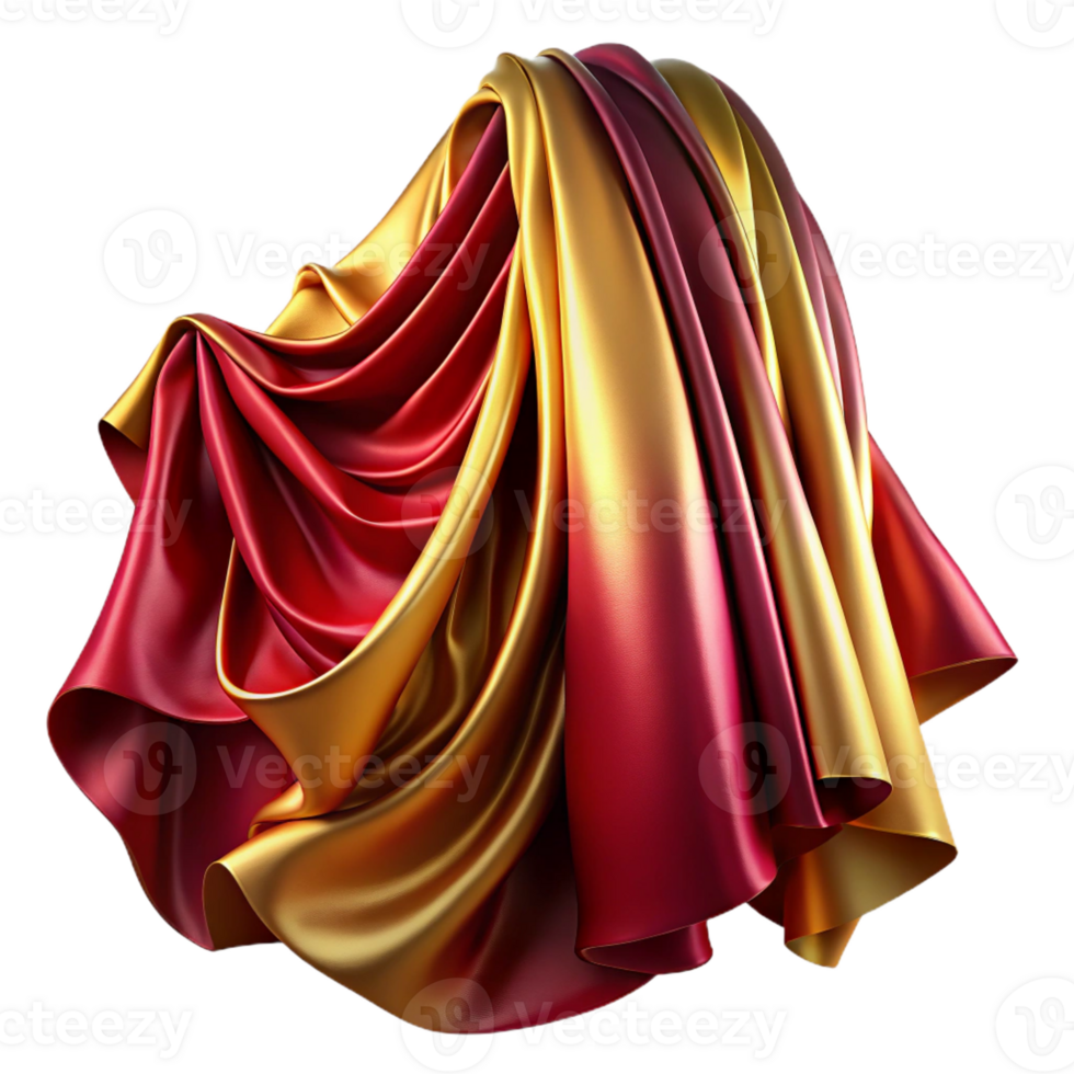 wonderful traditional A Cascade of Flowing Silk Like Fabrics premium png
