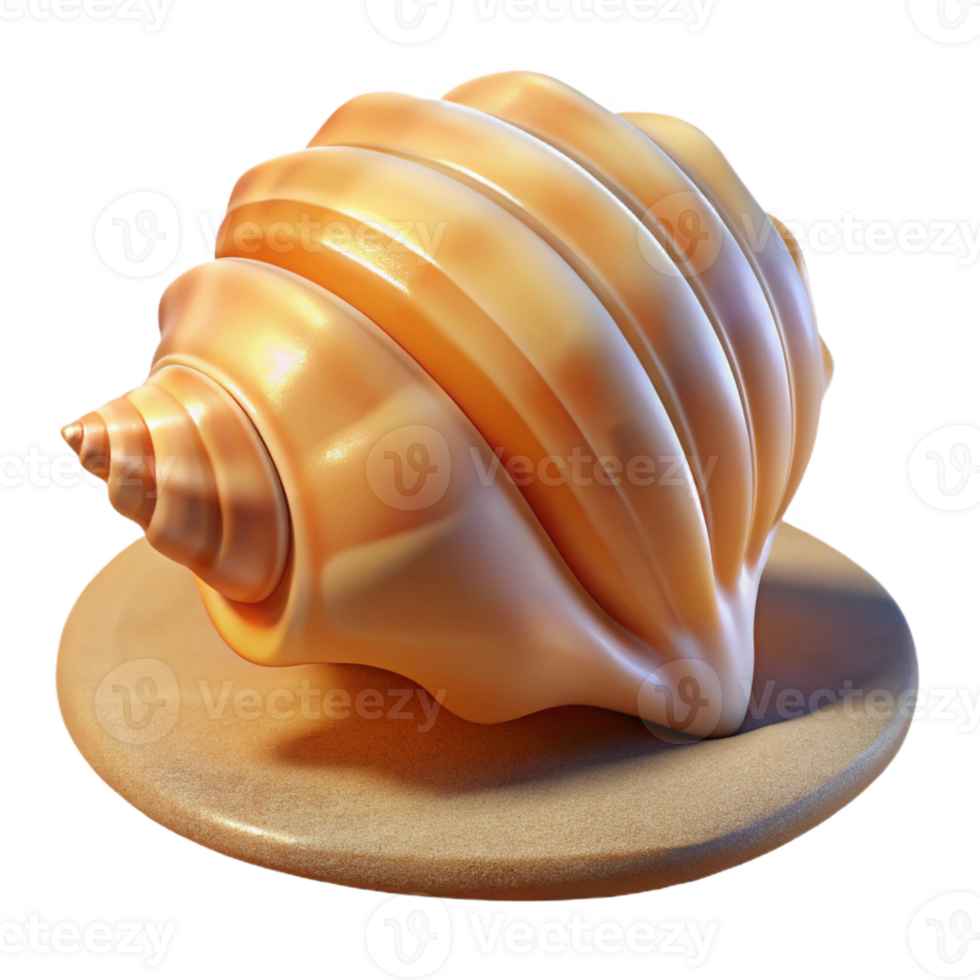 dramatic vintage A Close Up of a Seashell on the Beach Bri png
