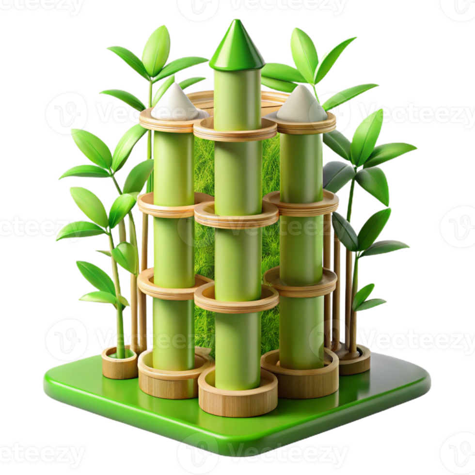 extraordinary contemporary Bamboo Skyscraper Sustainable Design Gr original png