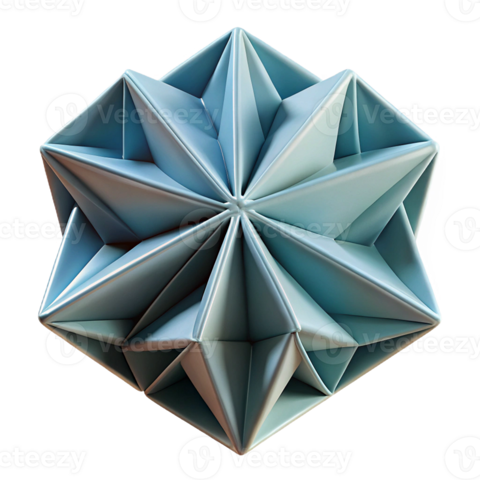 impressive rustic An Intricate Origami Structure Folded Pa genuine png