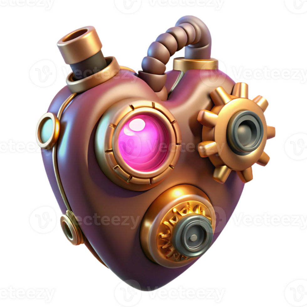 beautiful modern A Detailed of a Steampunk He original png