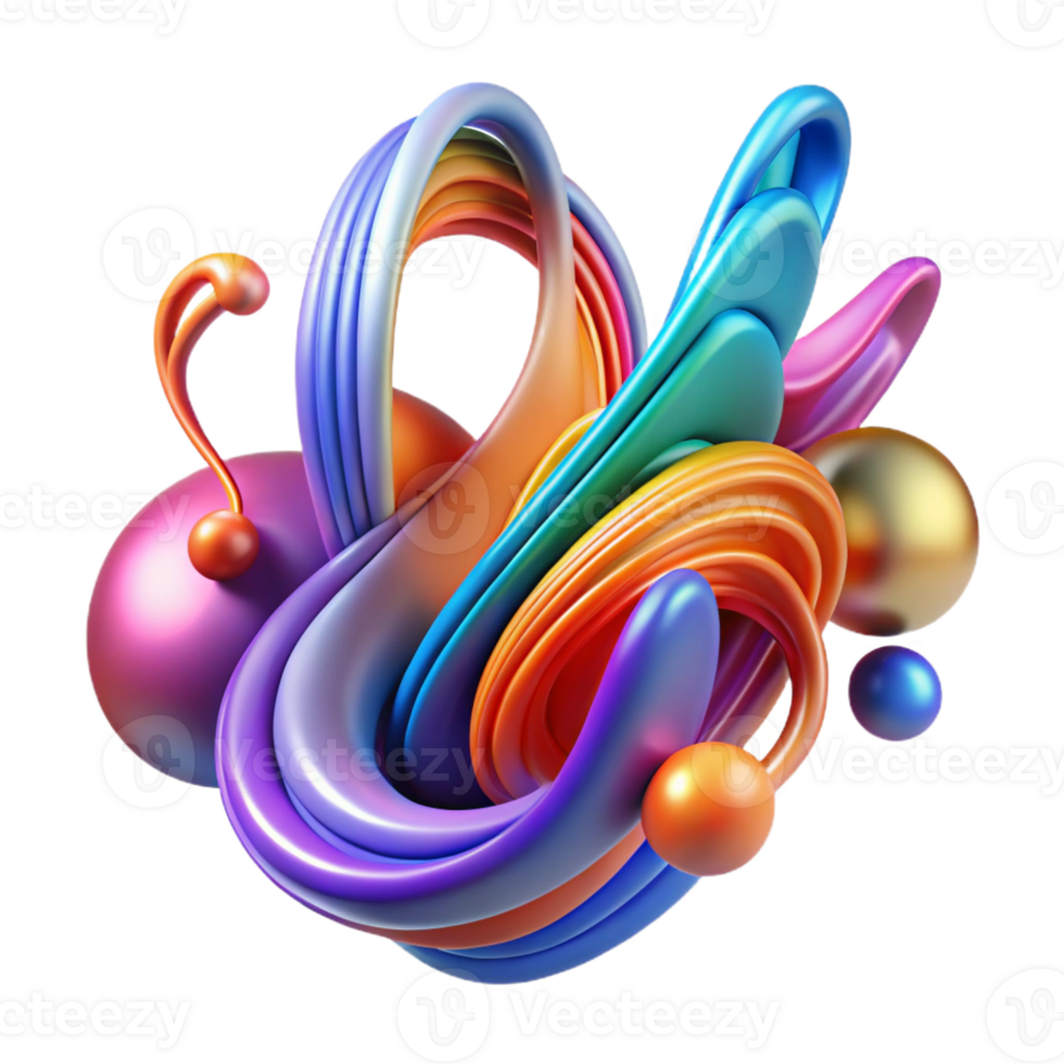 elegant creative An Abstract Representation of Music Using premium png
