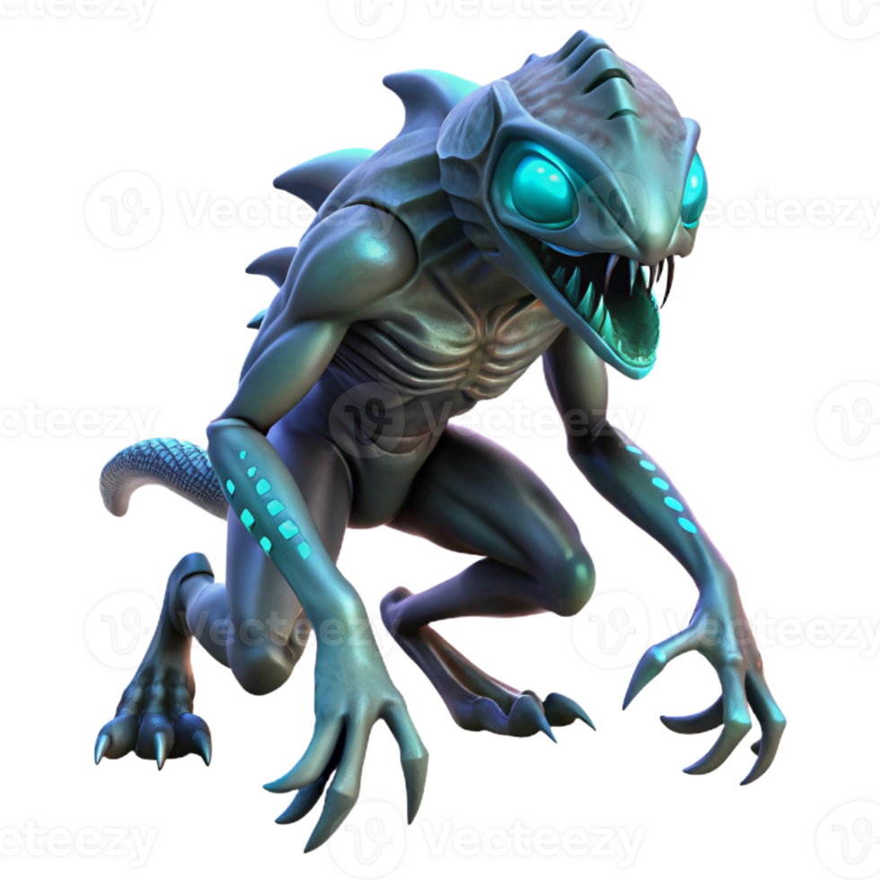 stunning minimalist A Genetically Engineered Alien Creature high quality png