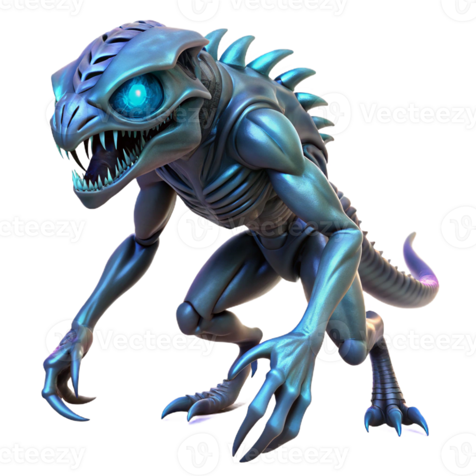 extraordinary rustic A Genetically Engineered Alien Creature detailed png