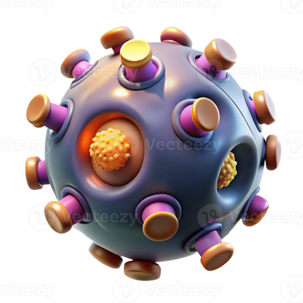 elegant creative A Microscopic View of Nanobots Repairing D high quality png