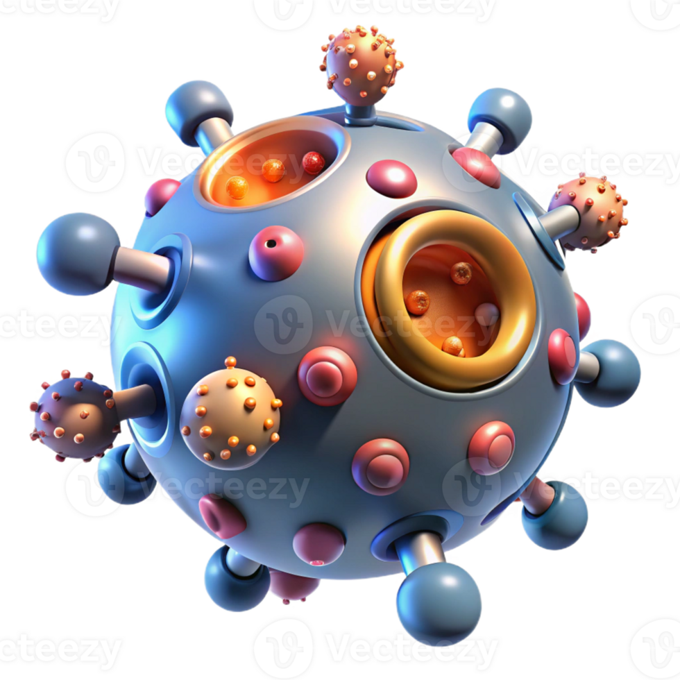 extraordinary rustic A Microscopic View of Nanobots Repairing D premium png
