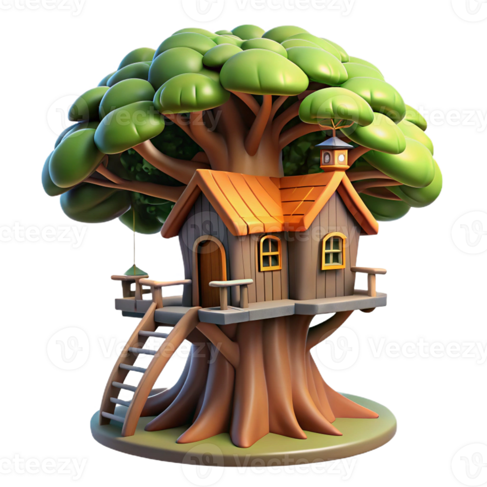 elegant rustic A Treehouse Built Into a Giant Sequoia Tre exclusive png