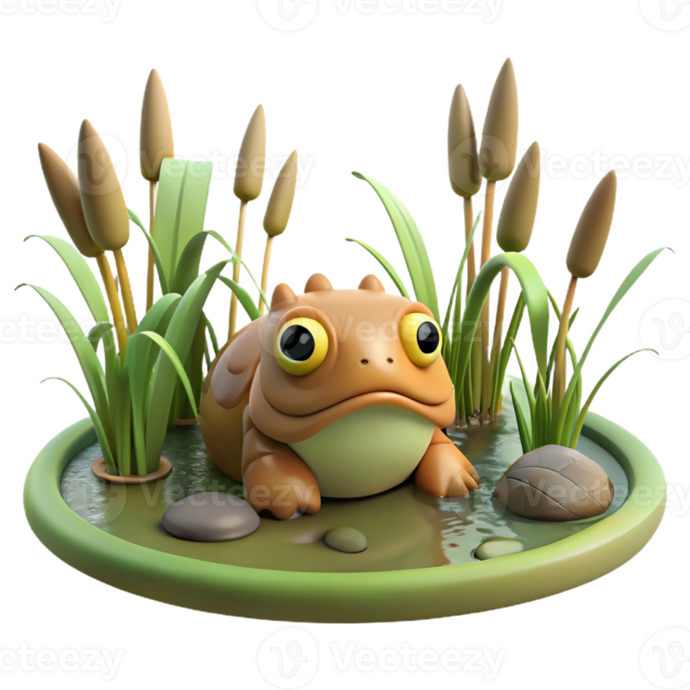 extraordinary classic Kappa Hiding in River high quality png