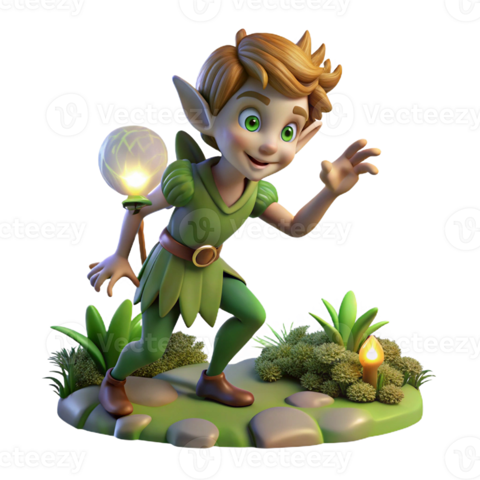 extraordinary modern A Mischievous Pixie Playing Tricks in a M exclusive png