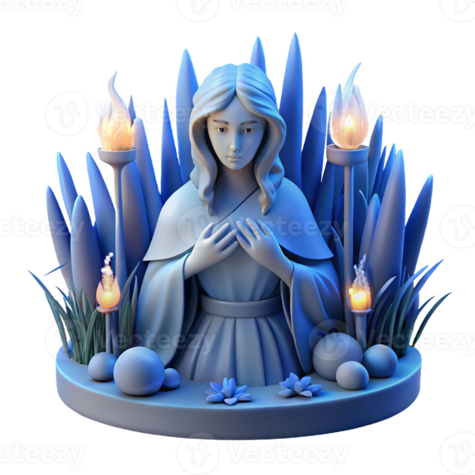 dramatic contemporary A Mournful Persephone in the Underworld S detailed png