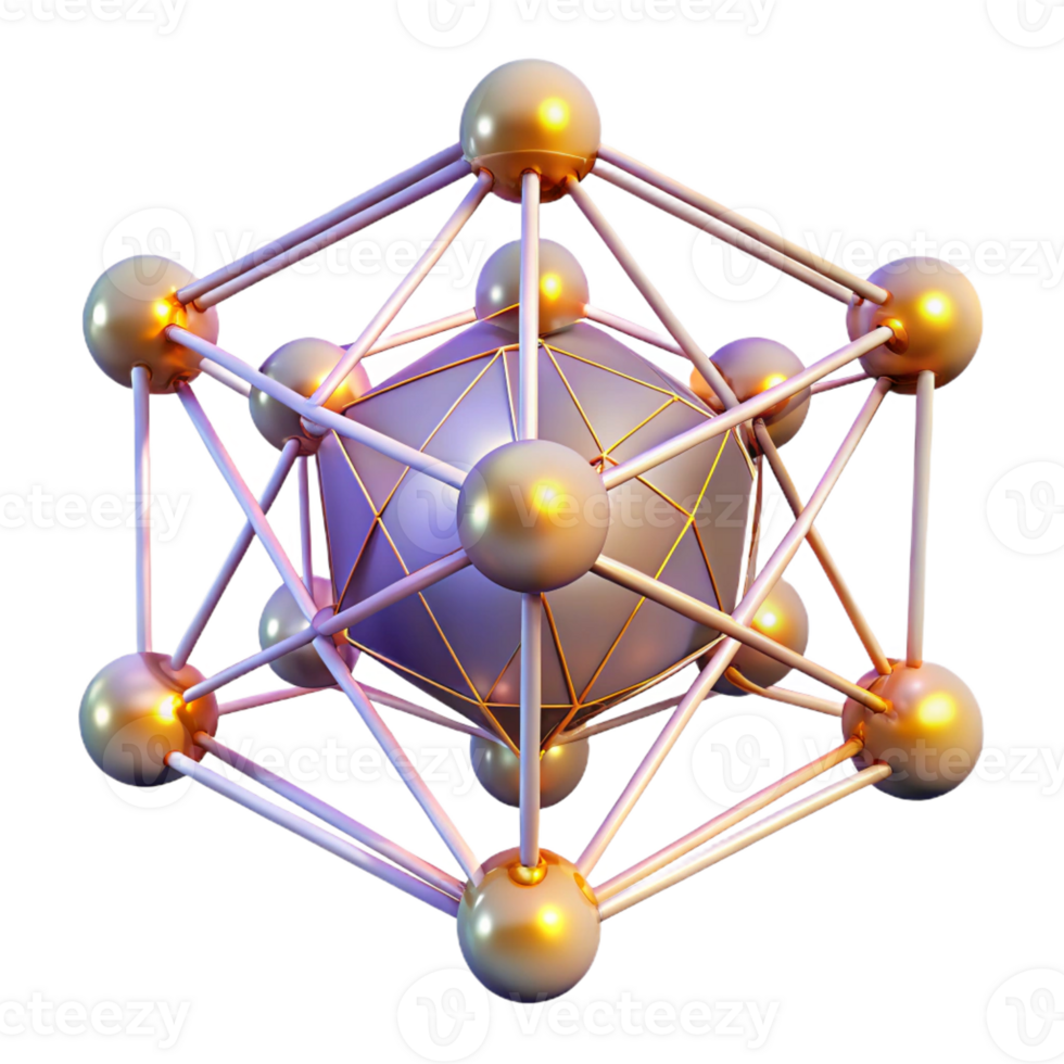 dramatic vintage A Network of Interconnected Nodes and Lin detailed png