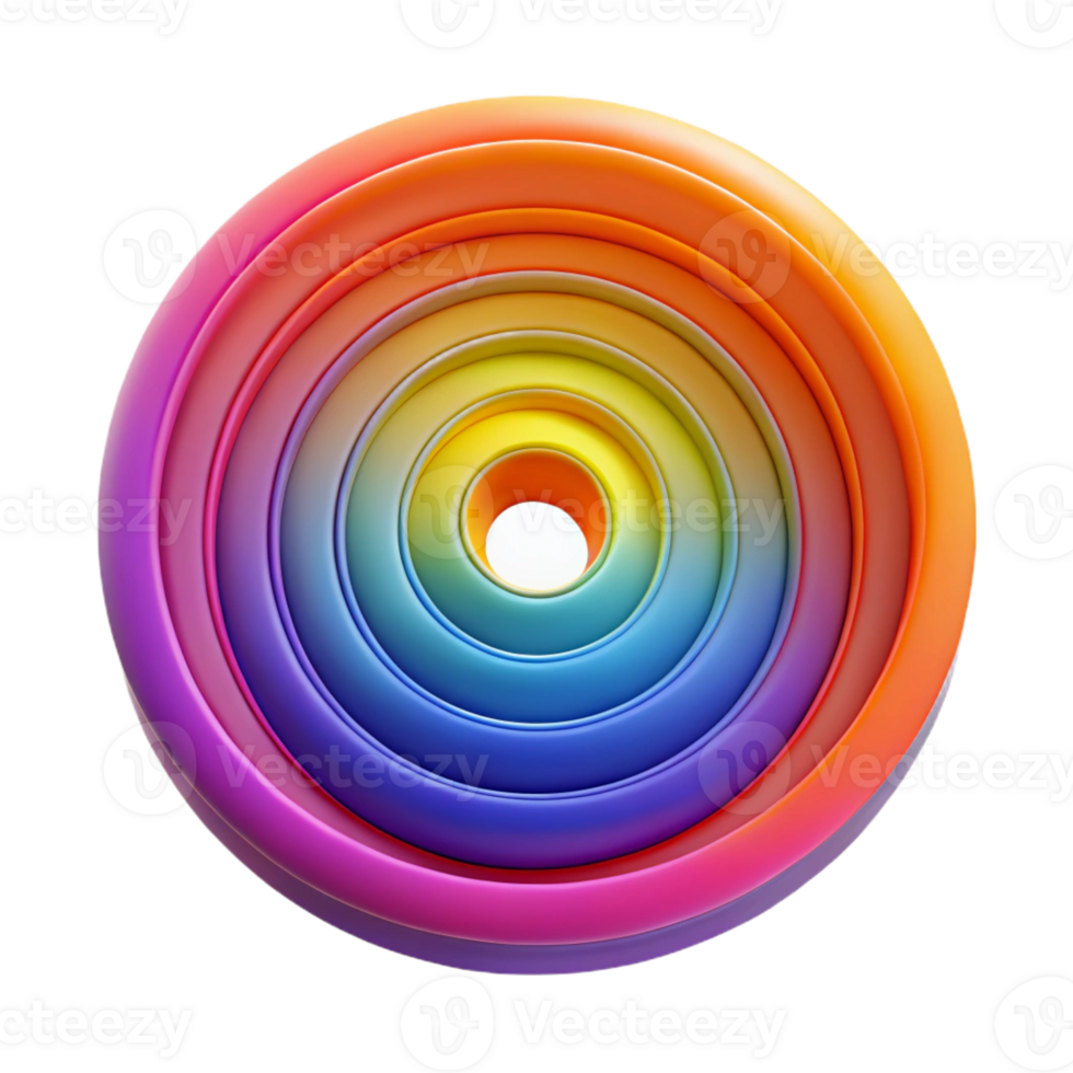 dramatic abstract A Series of Concentric Circles Radiating png