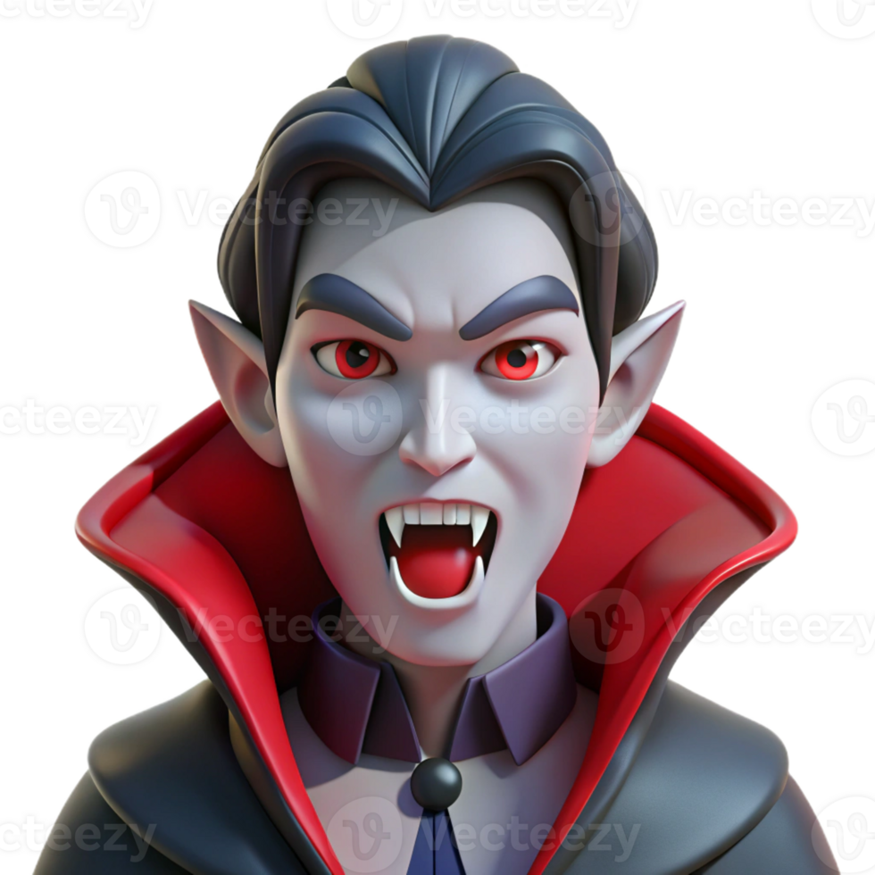 extraordinary modern Portrait of a Seductive Vampire with Pie png