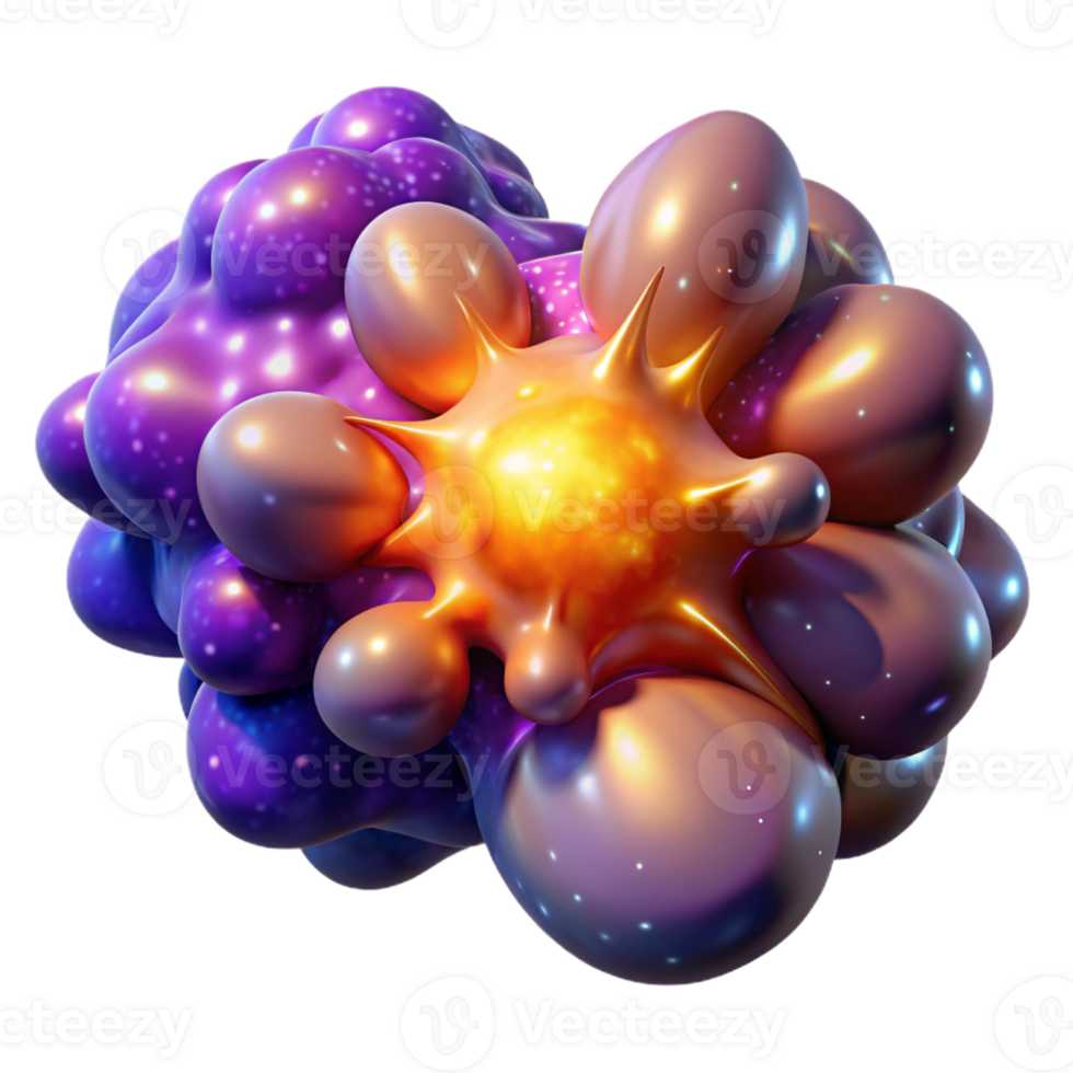 vibrant contemporary A Collision of Two Galaxies Rendered In genuine png