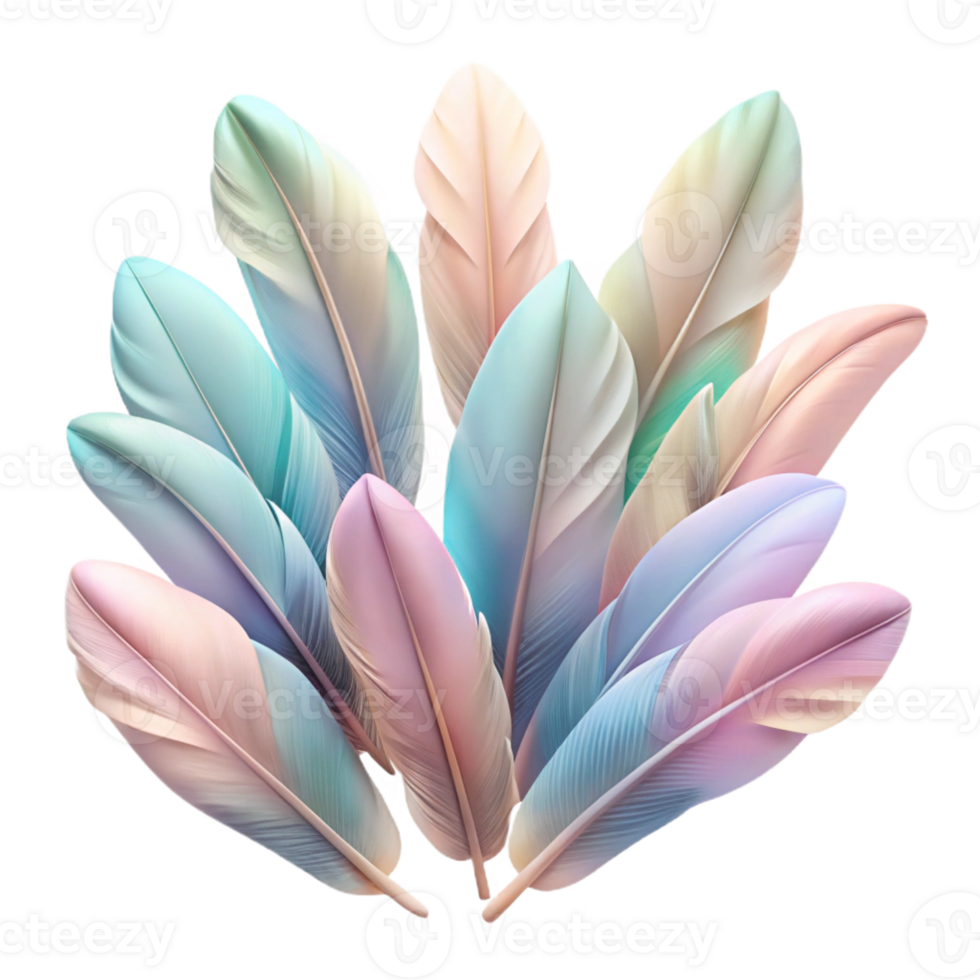 dramatic rustic A Field of Floating Feathers in Pastel S png
