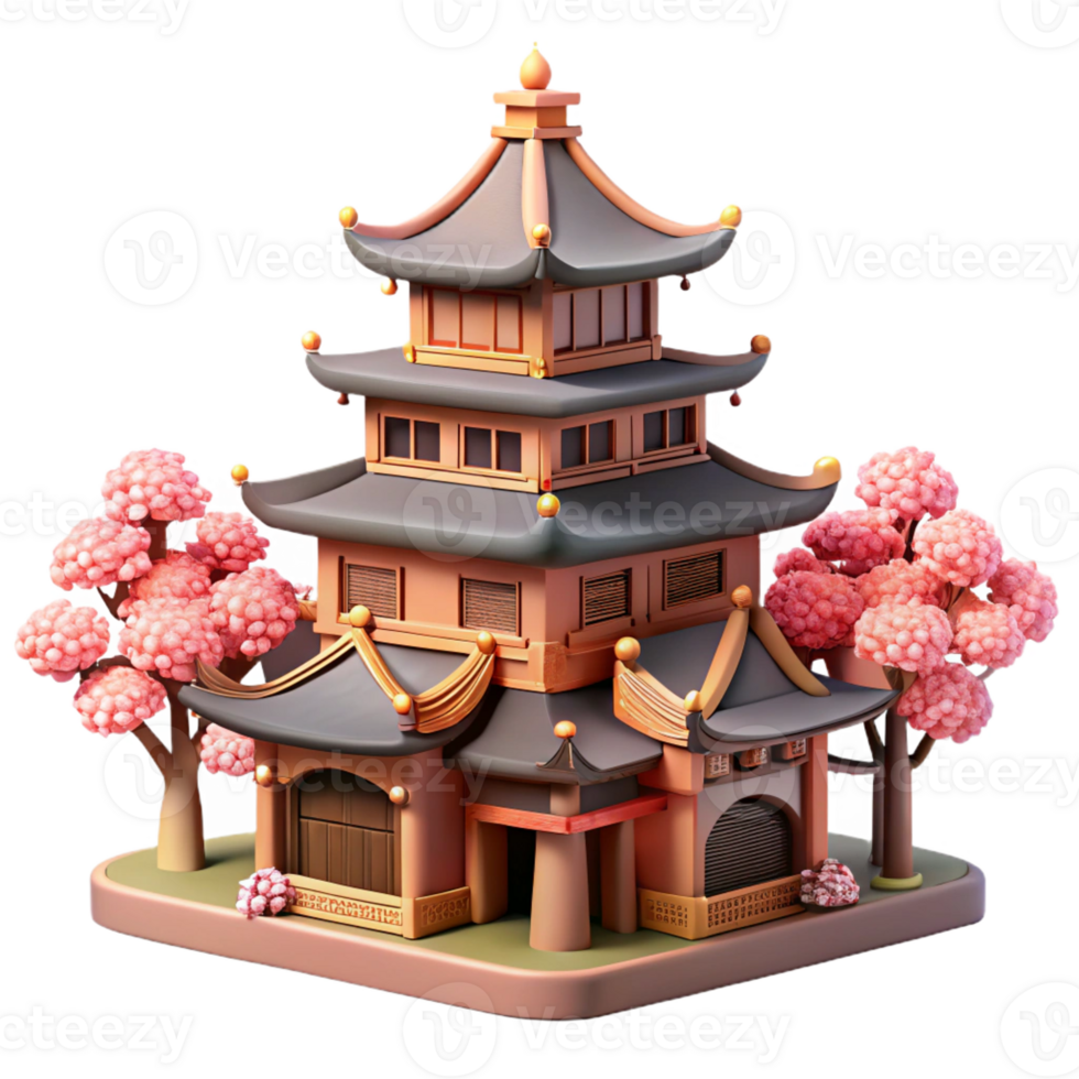 extraordinary classic A Traditional Japanese Castle Intricate genuine png