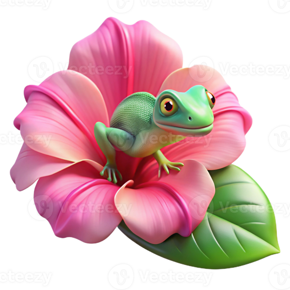 impressive rustic A Vibrant Chameleon Perched on a Bright png