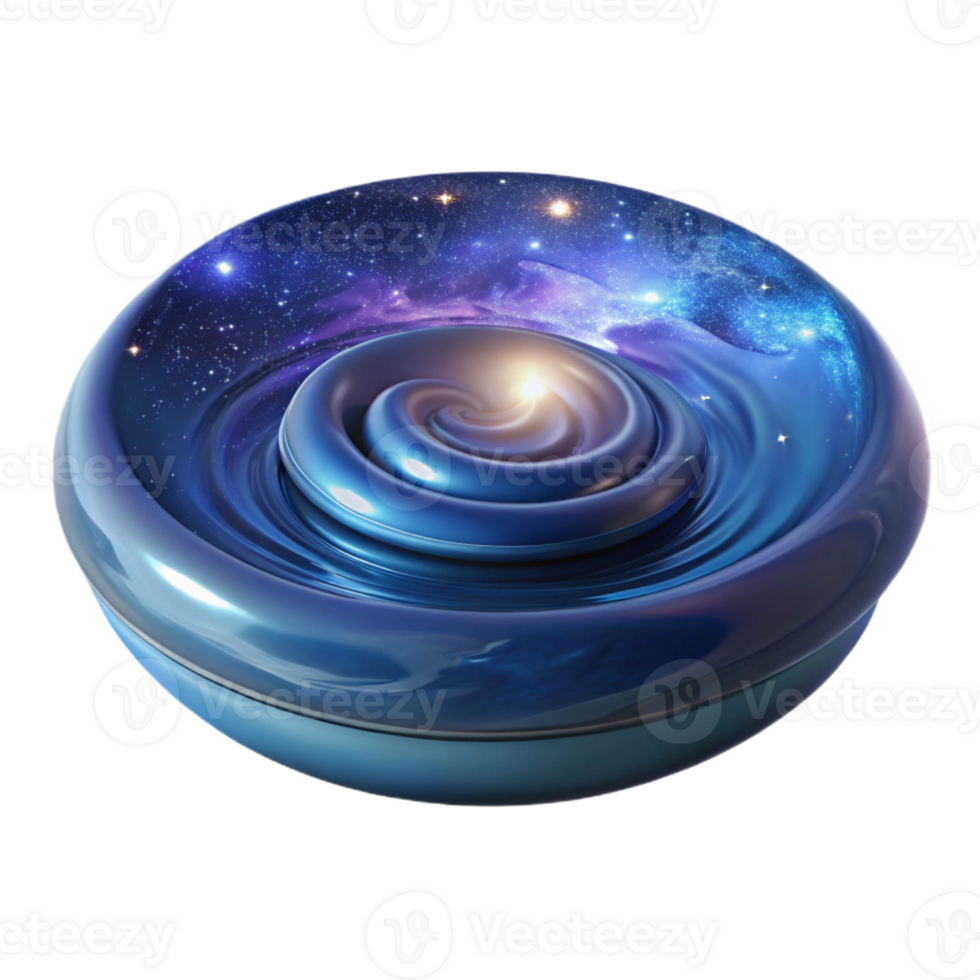 stunning minimalist A Swirling Galaxy Reflected in a Still La high quality png