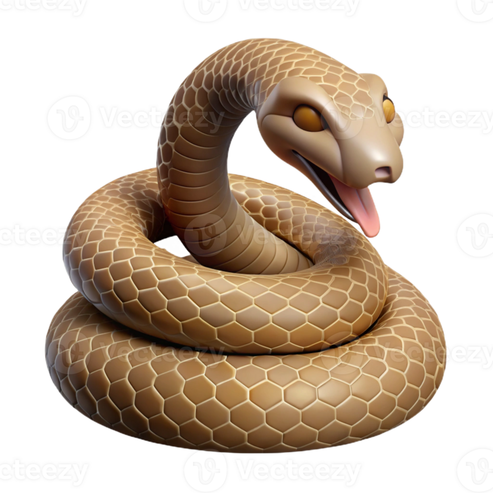 extraordinary contemporary A Coiled Rattlesnake Ready to Strike Deser authentic png