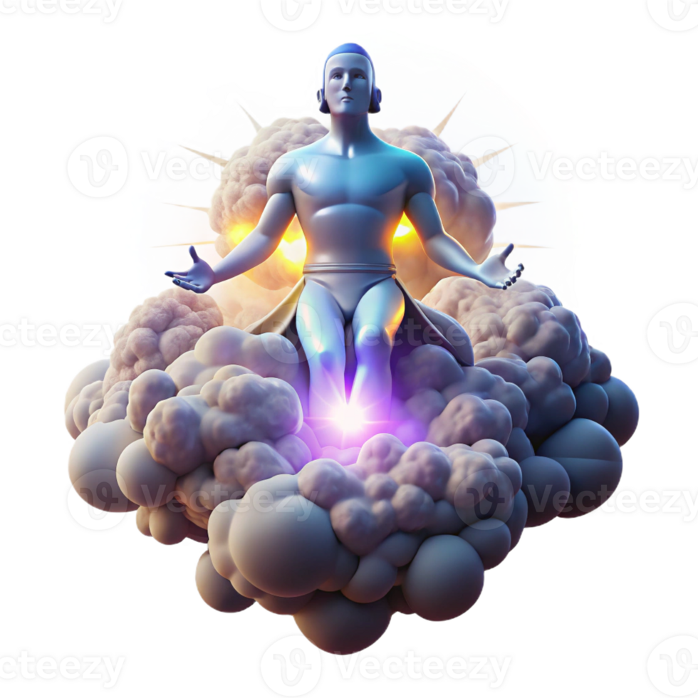 stunning modern A Celestial Being Descending from the Heav professional png