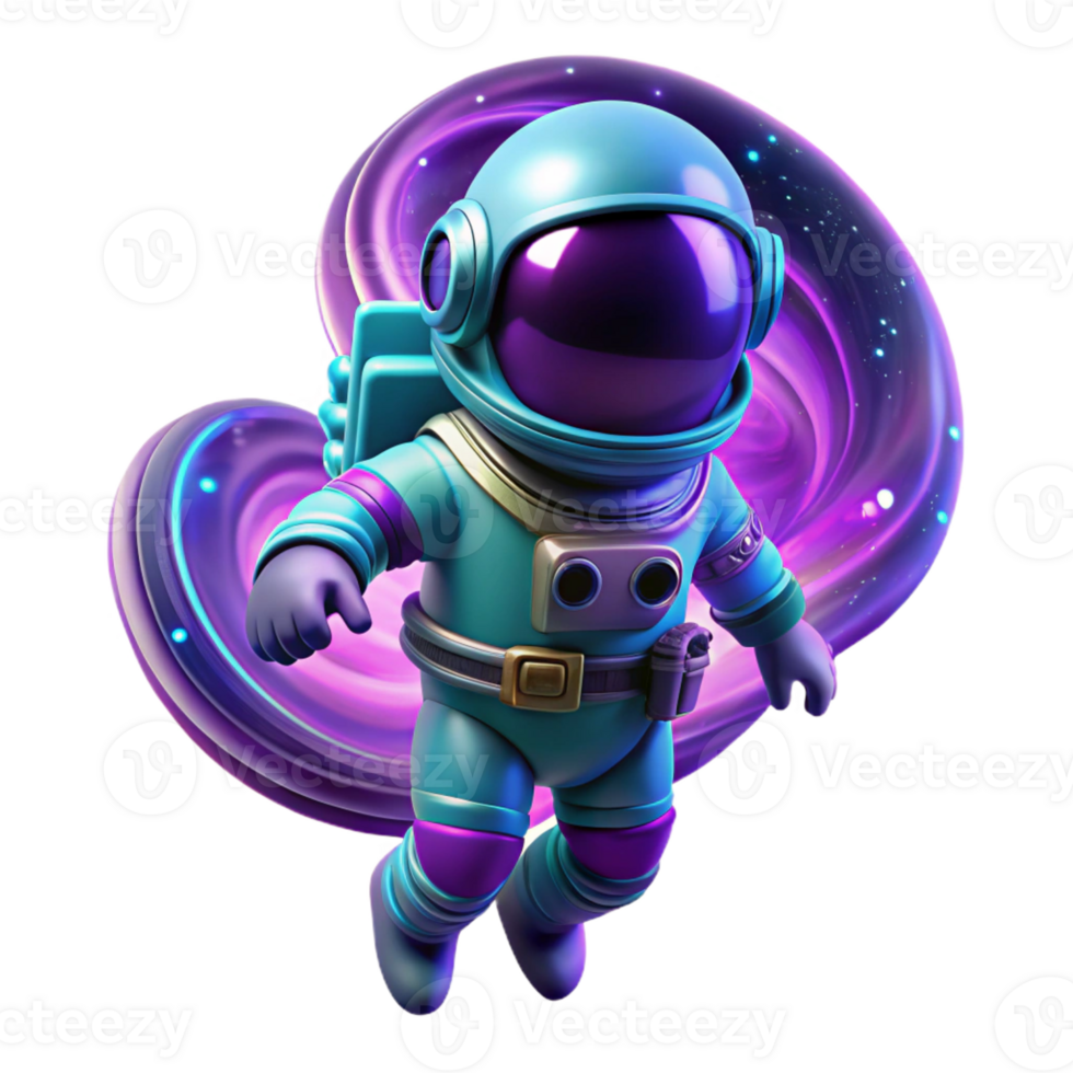 serene artistic A Lone Astronaut Clad in a Bioluminescent exclusive png