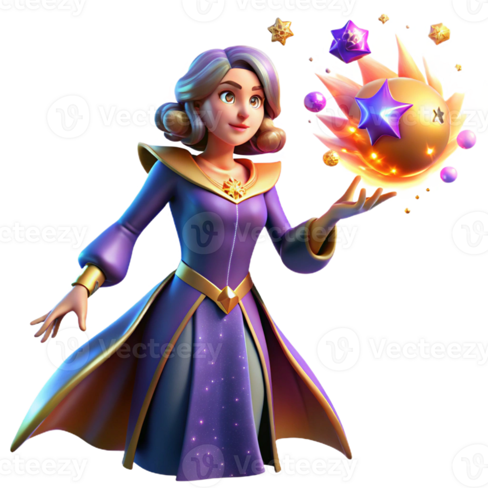 beautiful abstract A Powerful Sorceress Summoning a Meteor Sh authentic png