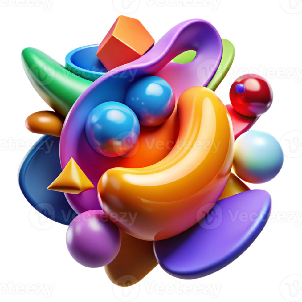 vibrant abstract An Abstract Representation of Emotions Us detailed png