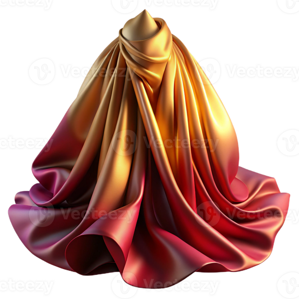 elegant rustic A Cascade of Flowing Silk Like Fabrics genuine png