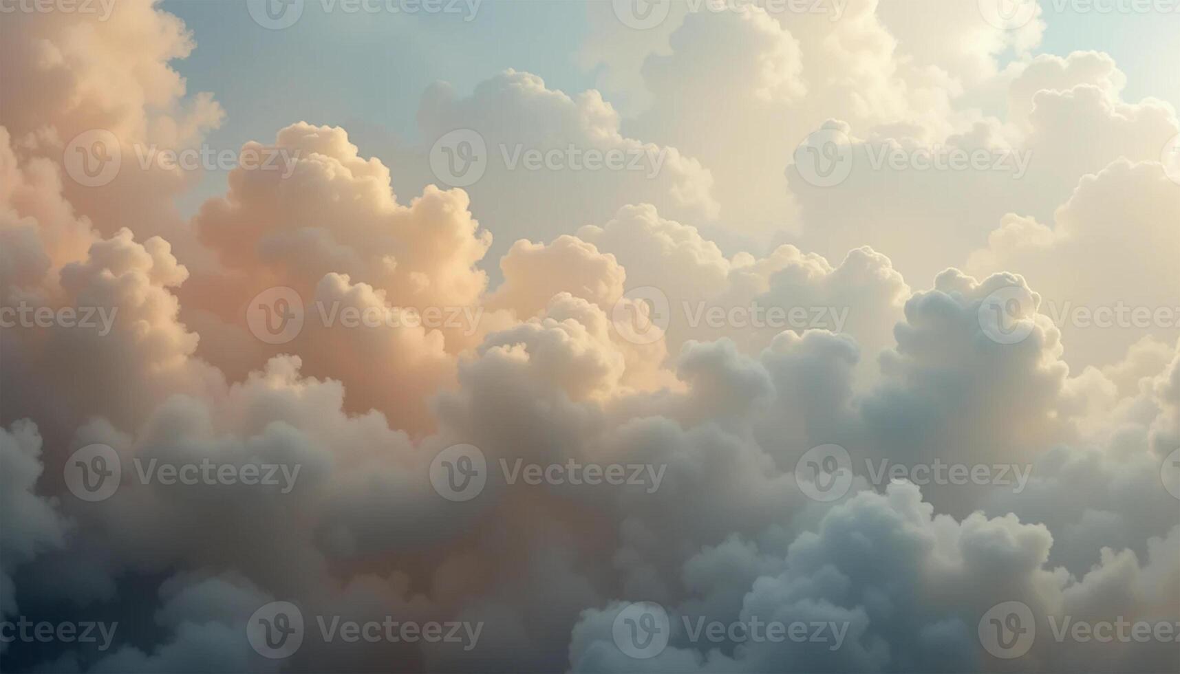Cloudy pastel gradient with seamless blending photo