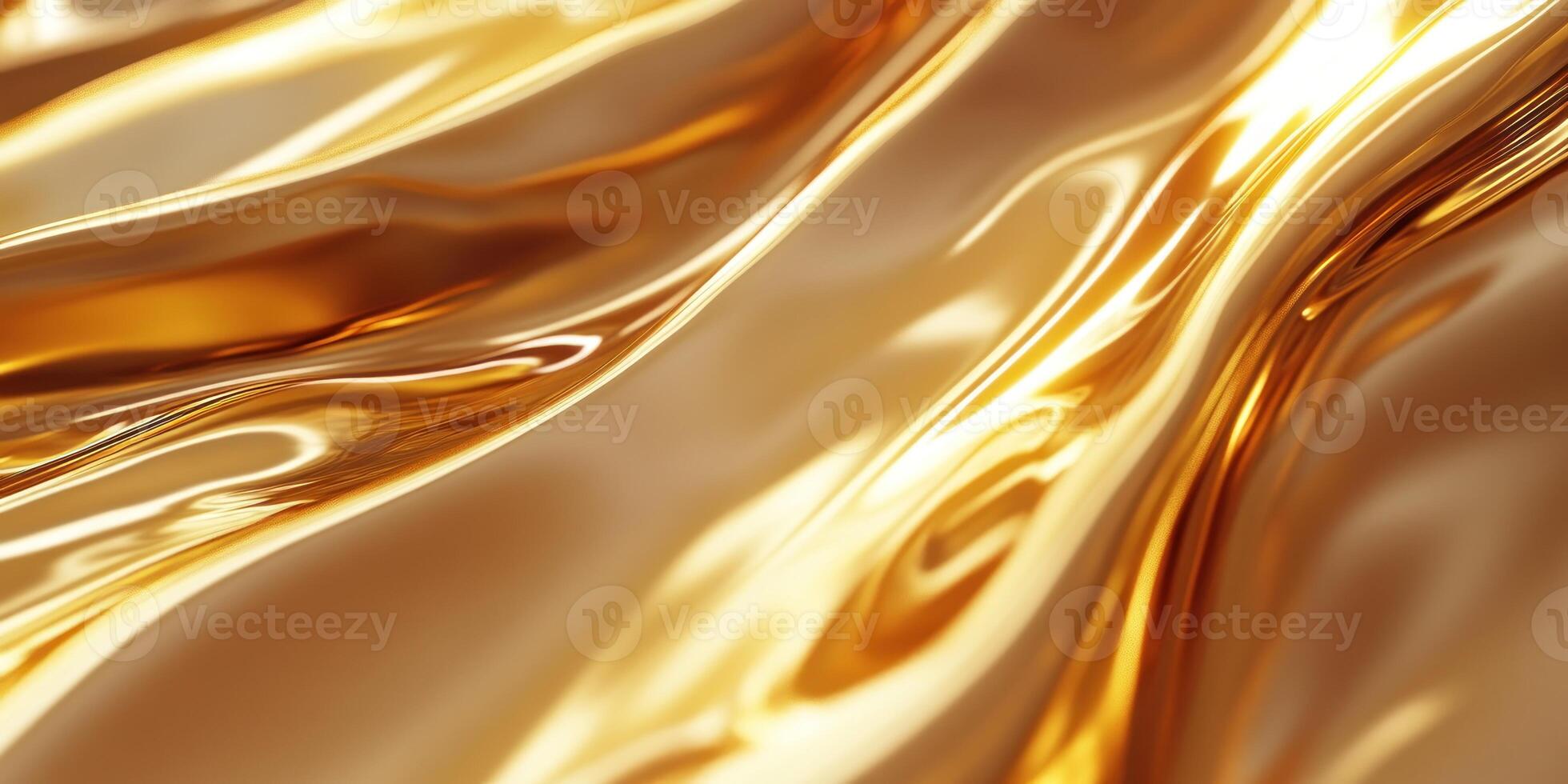 Luxurious flowing gold texture in metallic liquid abstract art photo
