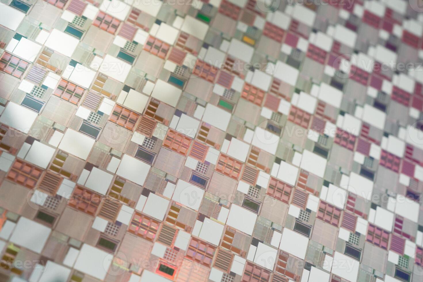 Silicon wafer for computer photo