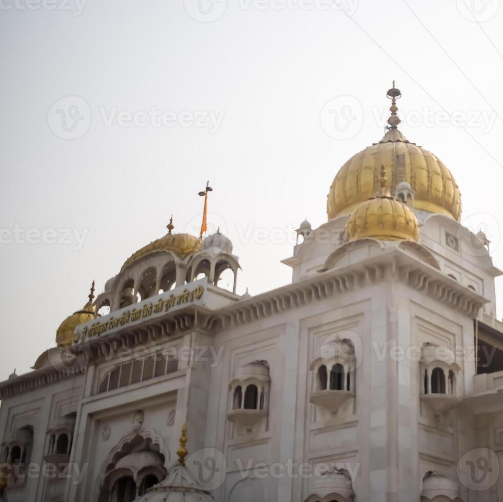 The golden dome of the sikh temple photo