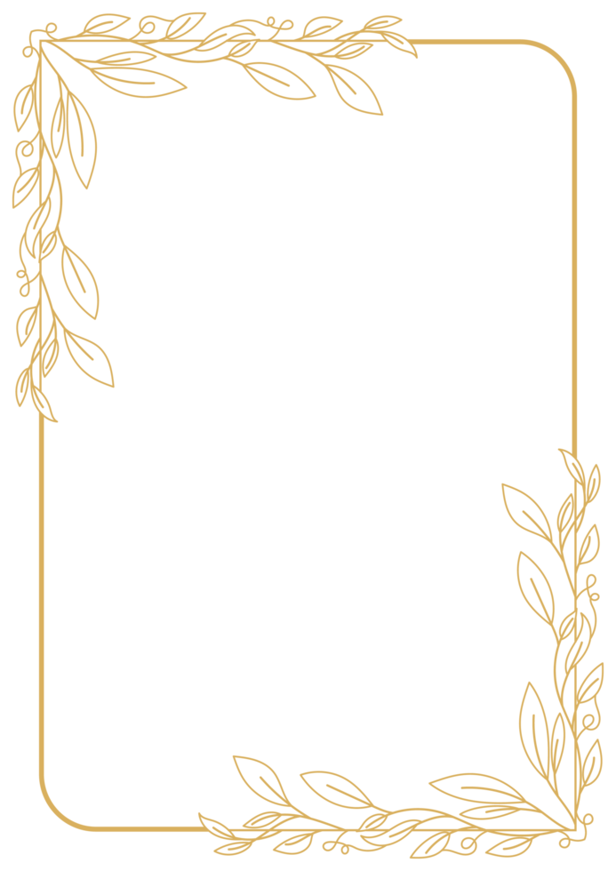 Baroque Ornate Frame and Calligraphic Border with Decorative Element. png