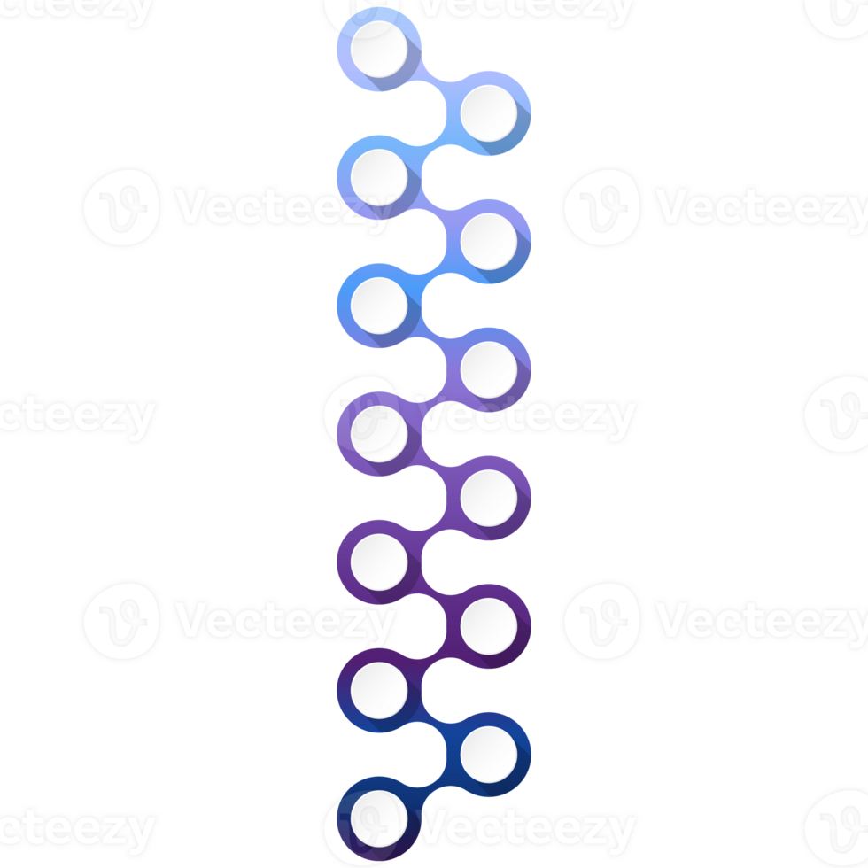 Blue tone, Infographic 13 options or step for presentation. png