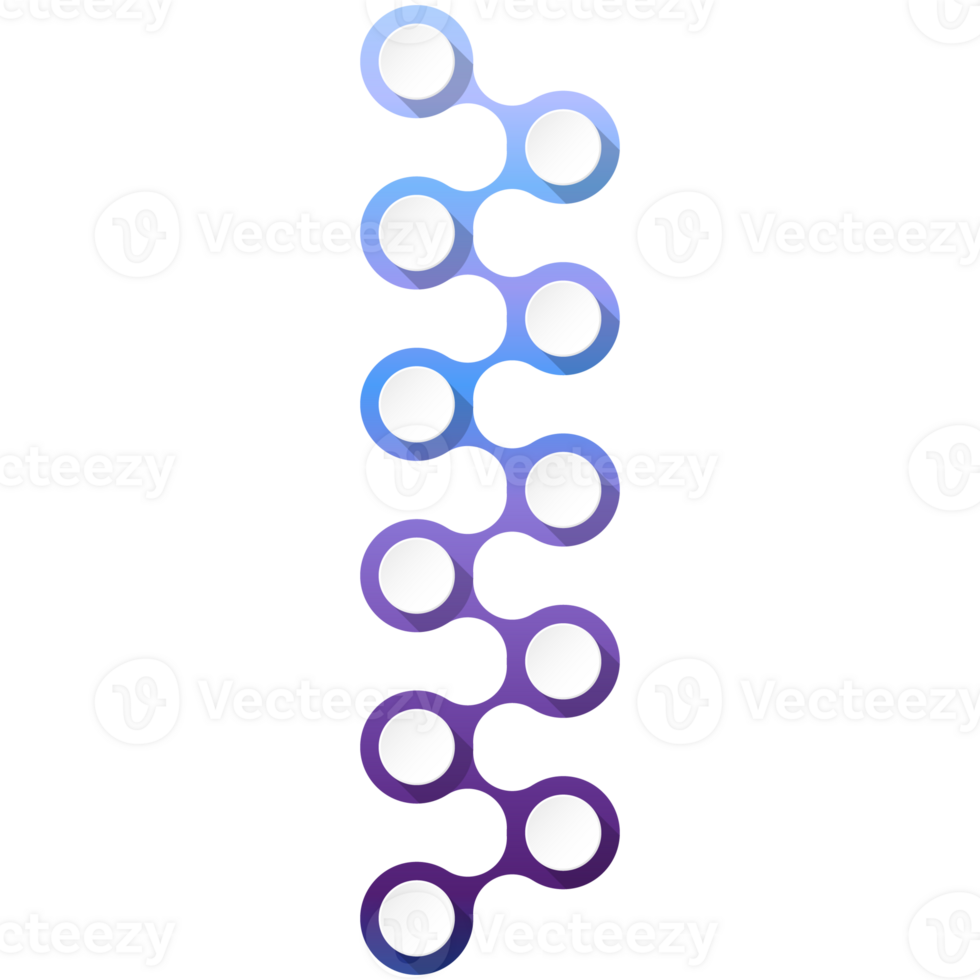 Blue tone, Infographic 11 options or step for presentation. png