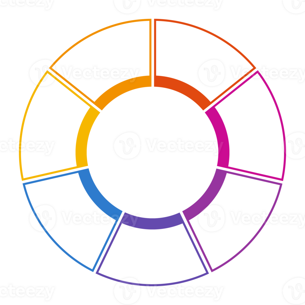 Infographic with 7 steps, Business concept. png