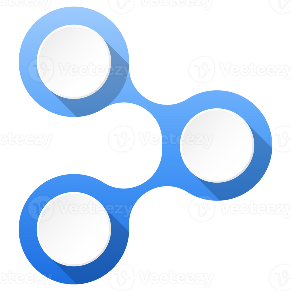Blue tone, Infographic 3 options or step for presentation. png