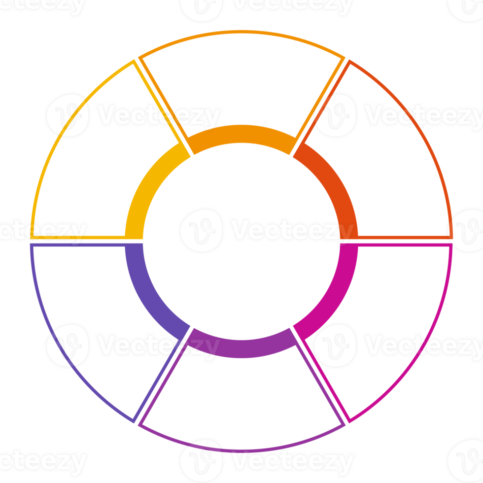 Infographic with 6 steps, Business concept. png