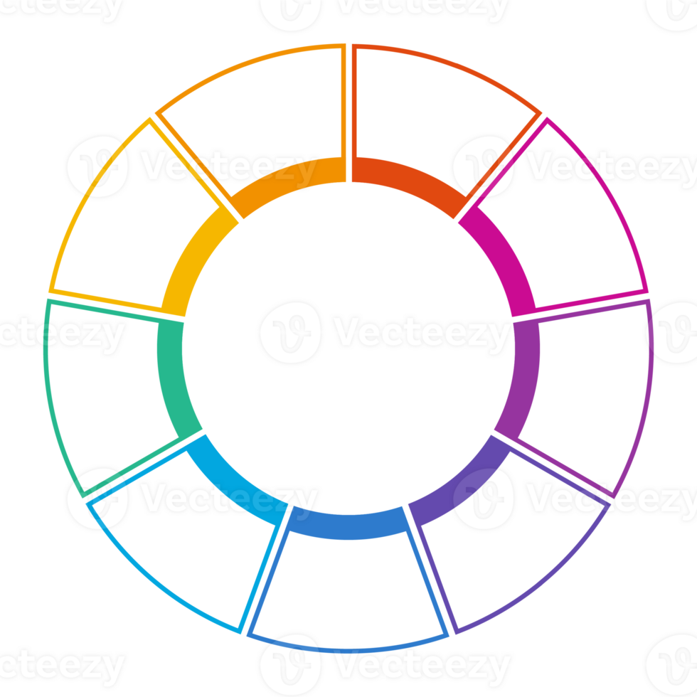 Infographic with 9 steps, Business concept. png