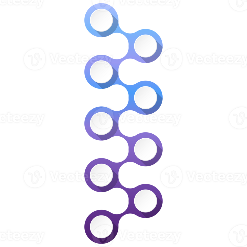 Blue tone, Infographic 10 options or step for presentation. png