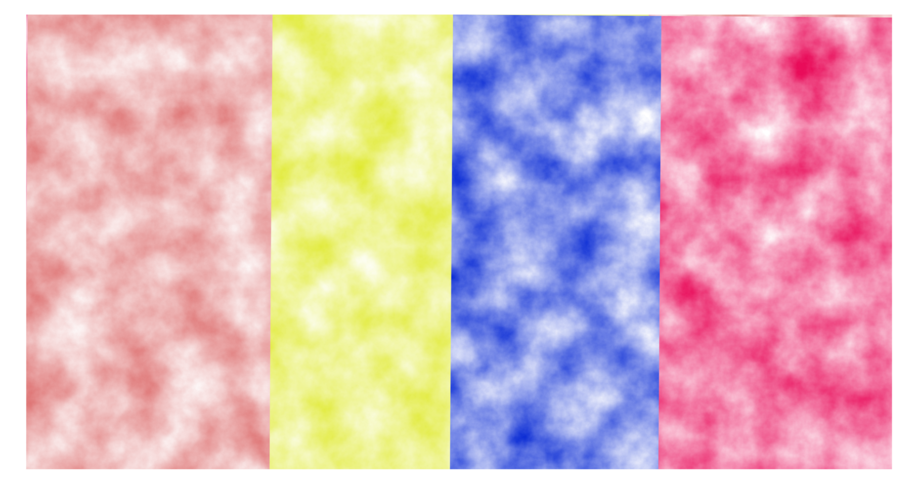 The image features a cloudy texture with vertical bands of red, yellow, blue, and red. The soft, blended hues create a dreamy, abstract visual effect with a smooth, mist-like appearance. png