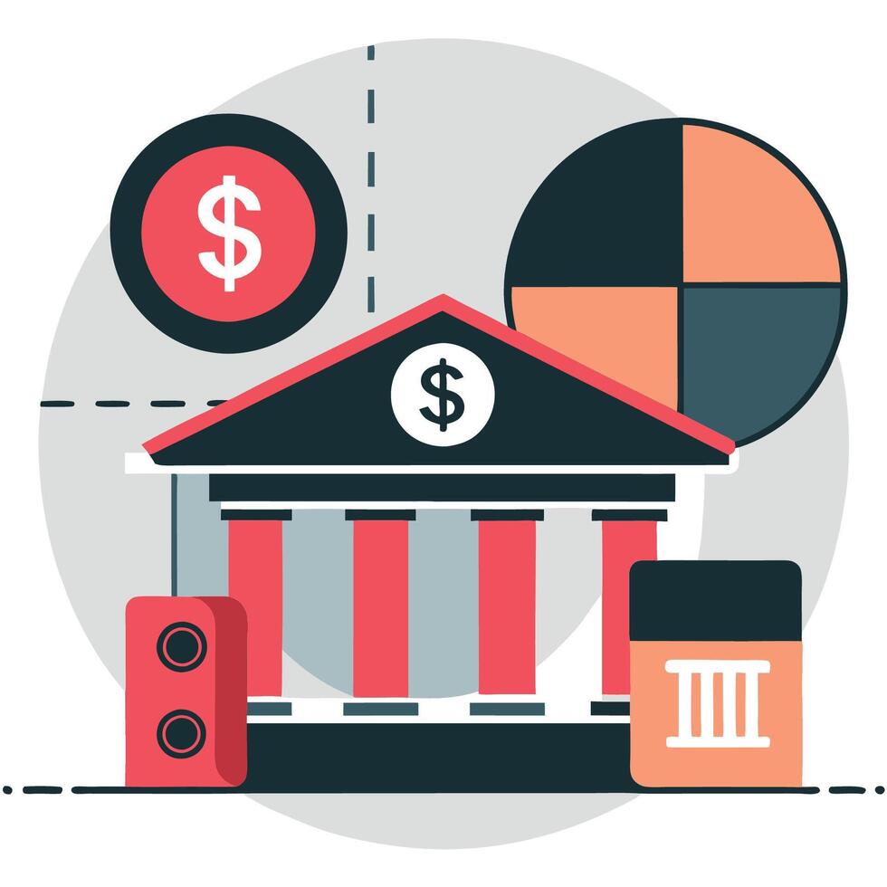 Comprehensive Financial Notion Illustrated in a Clear and Visual Manner vector