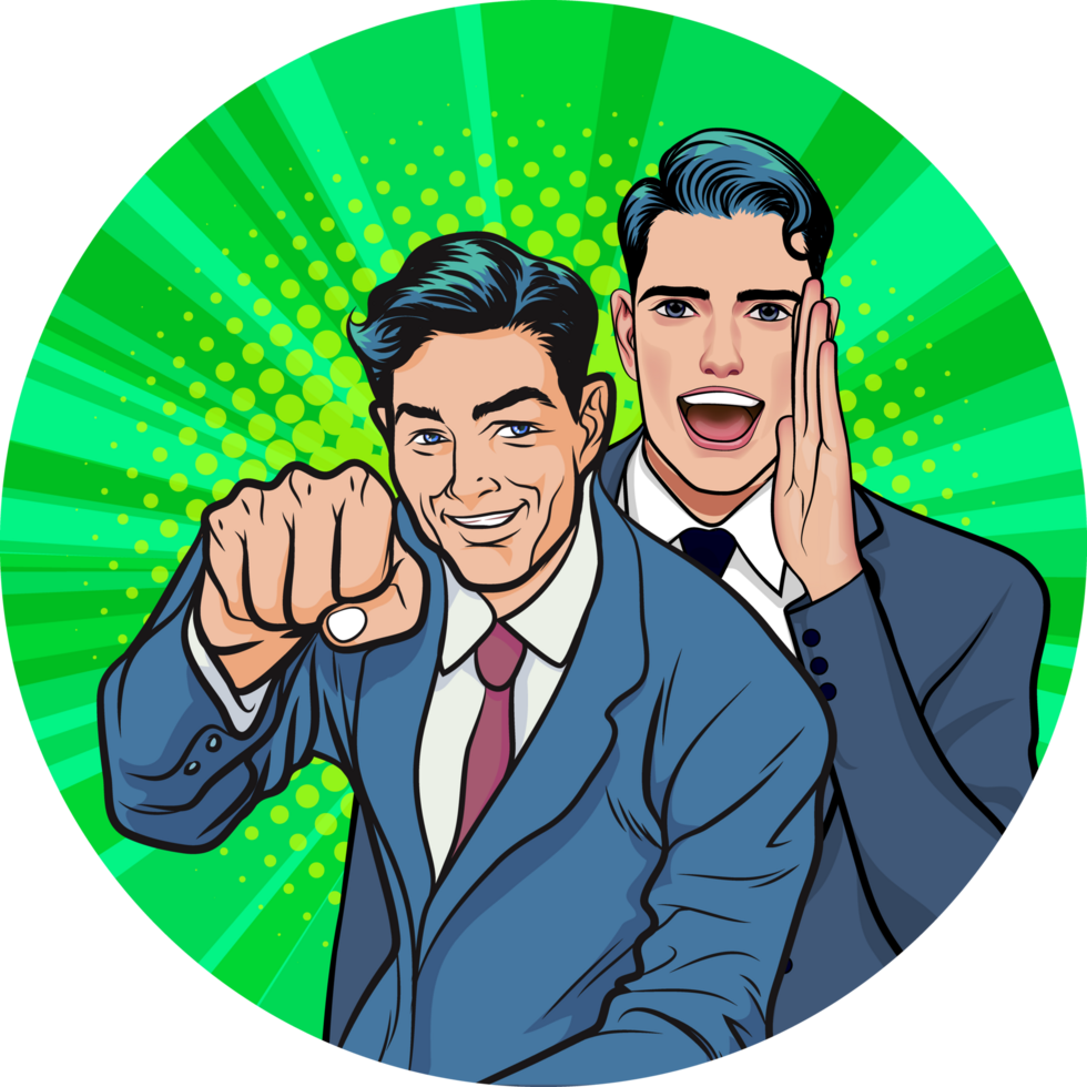 The big boss made a fist bump in joy when he received some good news. png
