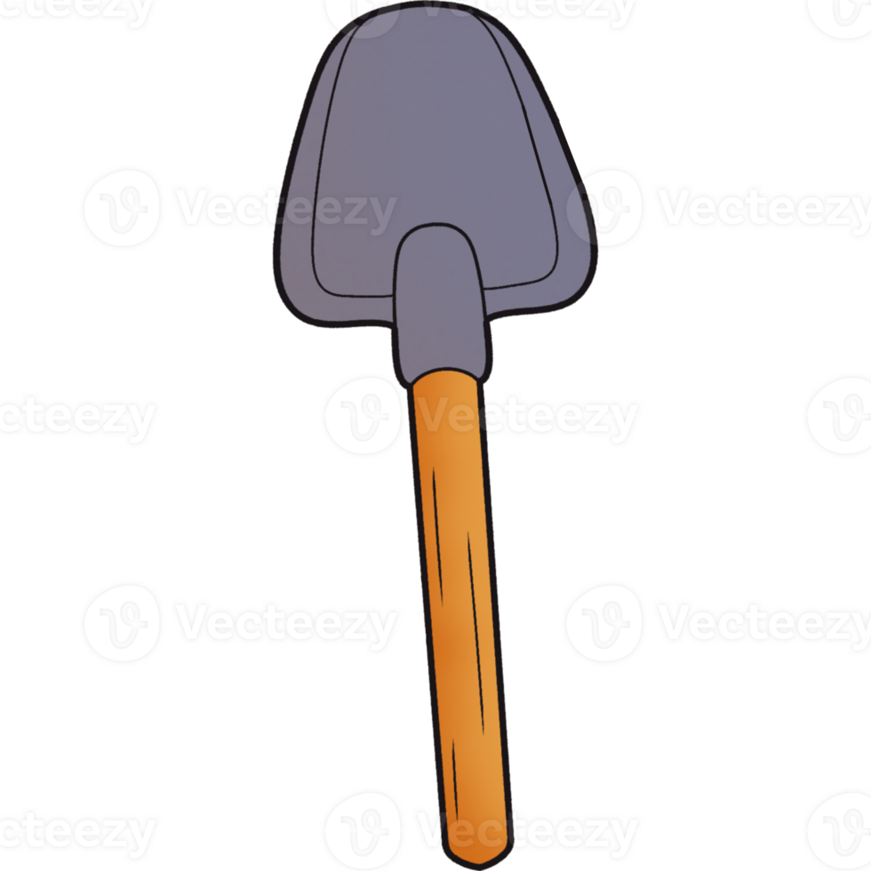 illustration of a shovel png