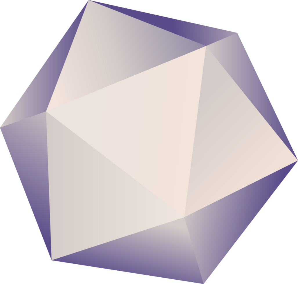 Icosphere Geometric Abstract 3D Shapes Icons Set Silver Metallic color png