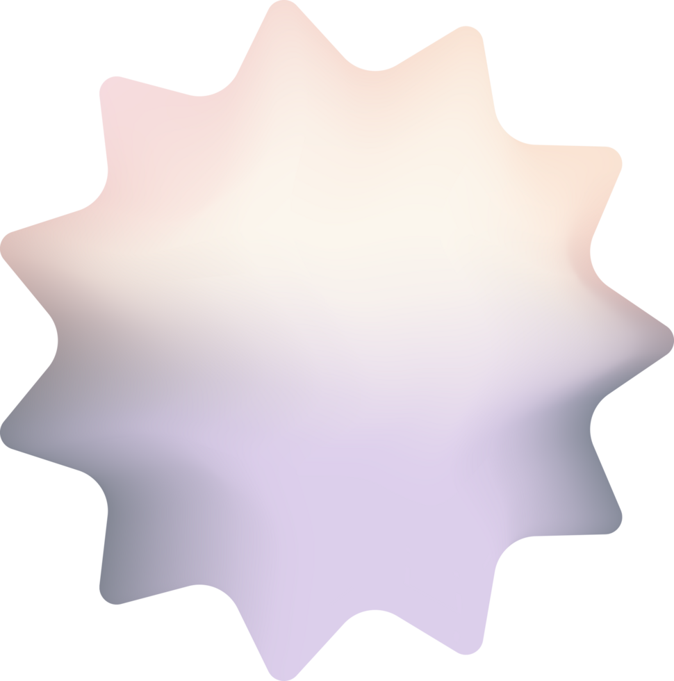 Boom Shape badges sticker Geometric Abstract 3D Shapes Icons Set Silver Metallic color png