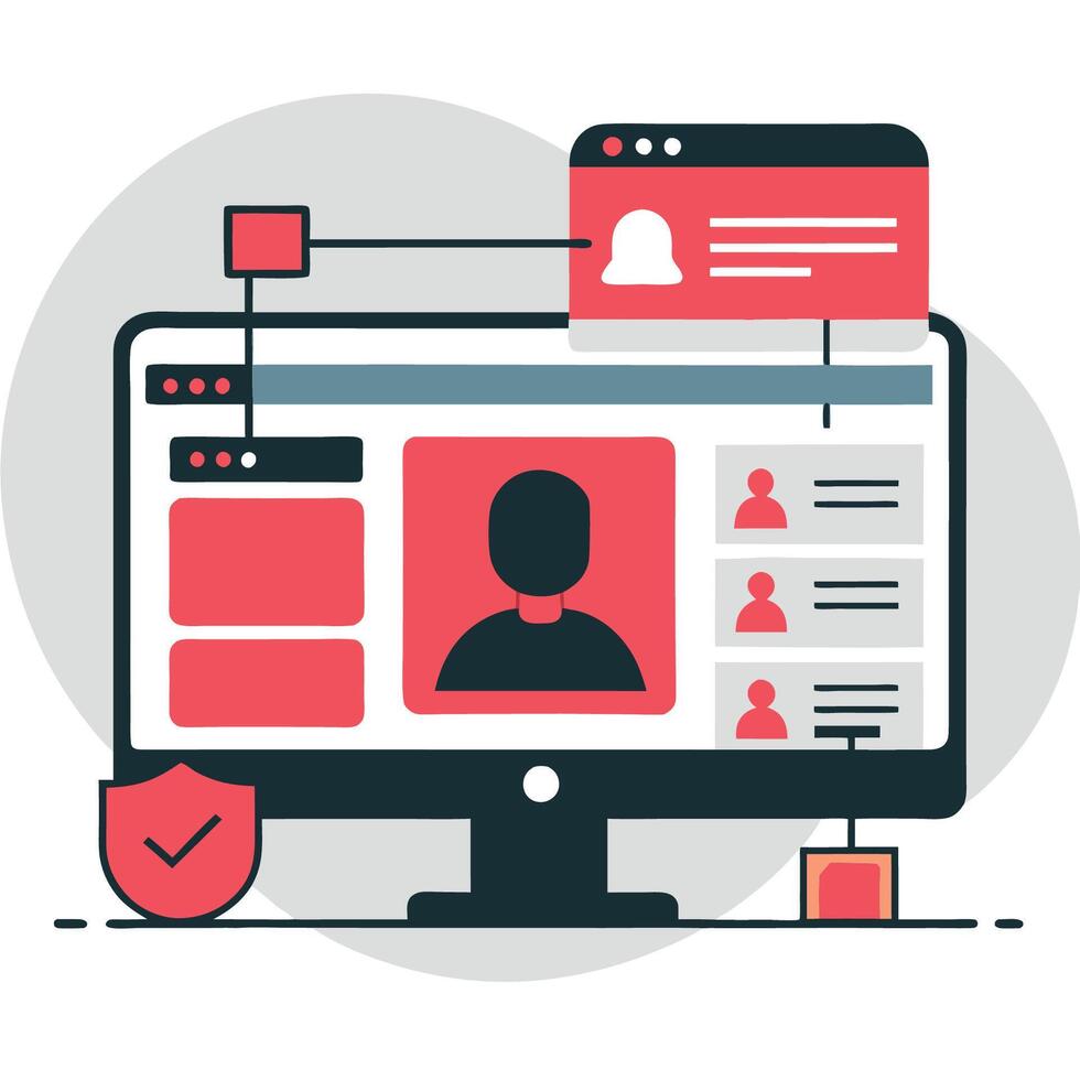 Interactive Concept Design, Illustrated for Clarity vector